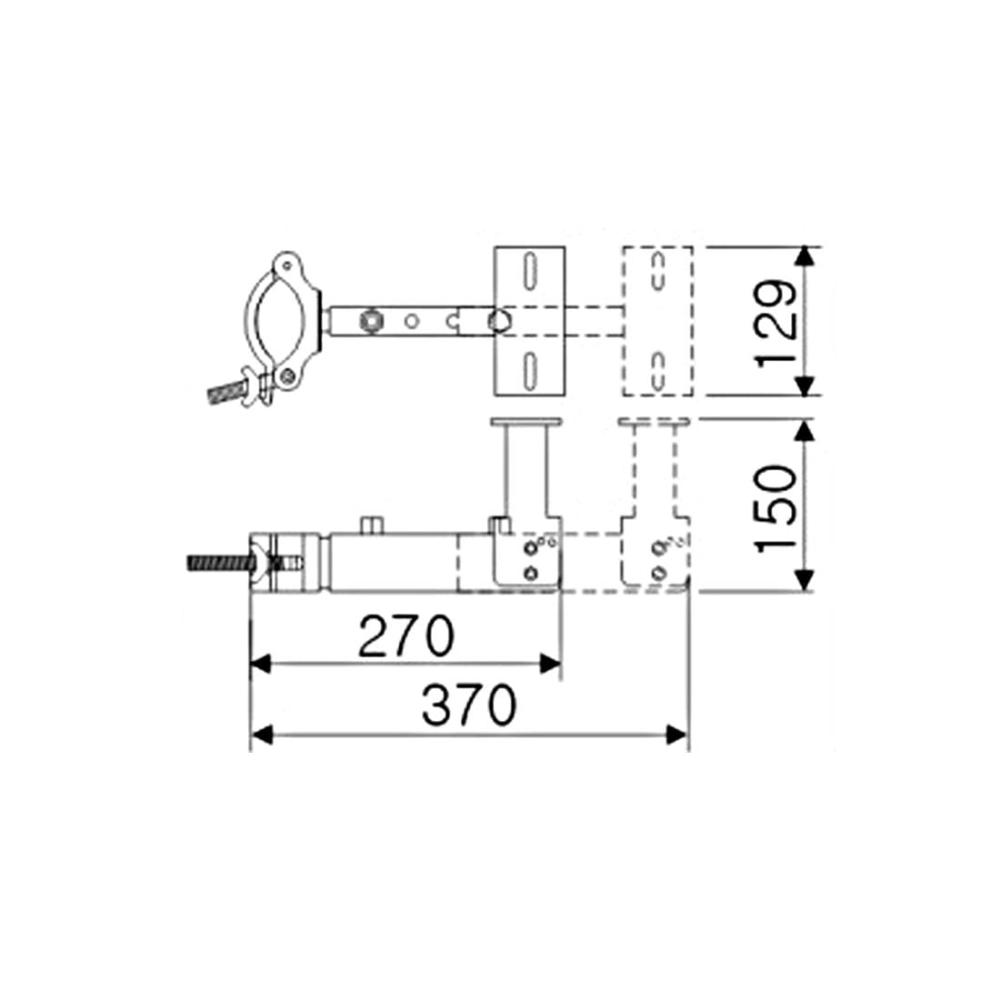 Suporte com algema Tagg TGS005A