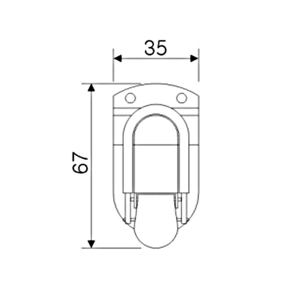 Fecho engate médio Tagg TGF003C