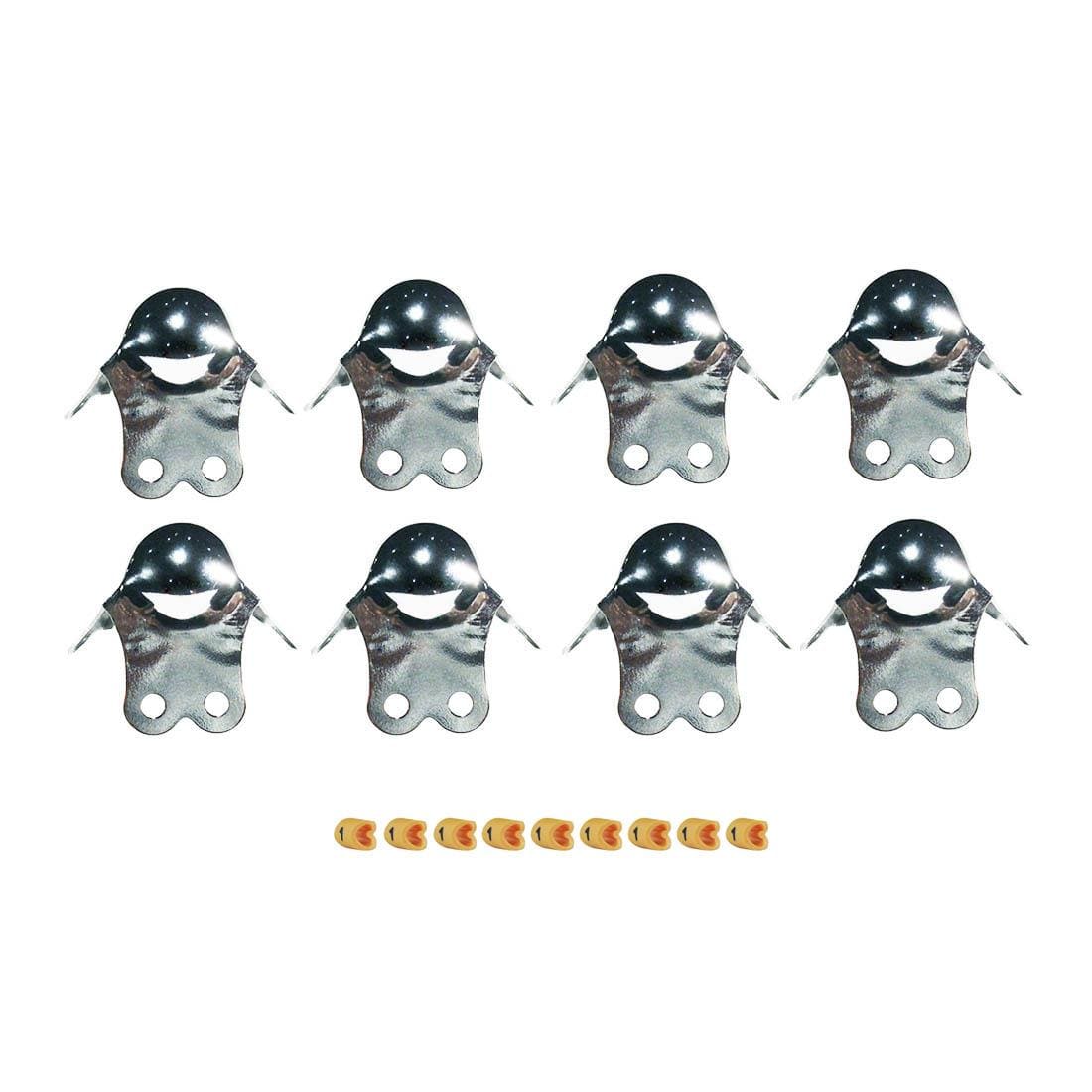 Kit 8 Cantoneiras Bola pequena e 8 anilhas Tagg TGC001CPK