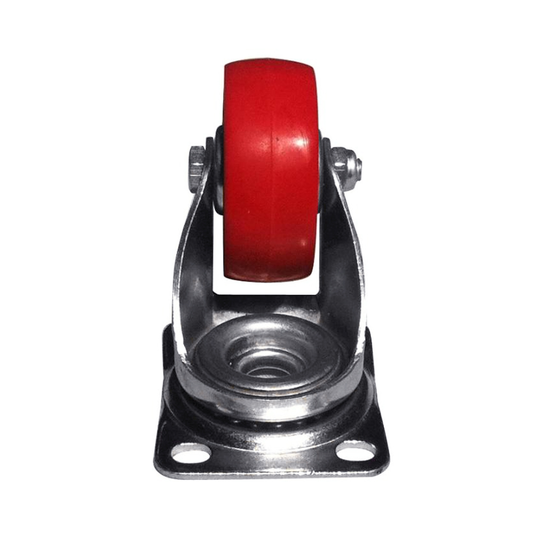 Rodízio 2" Giratório Sem Freio Vermelho Tagg TGR004
